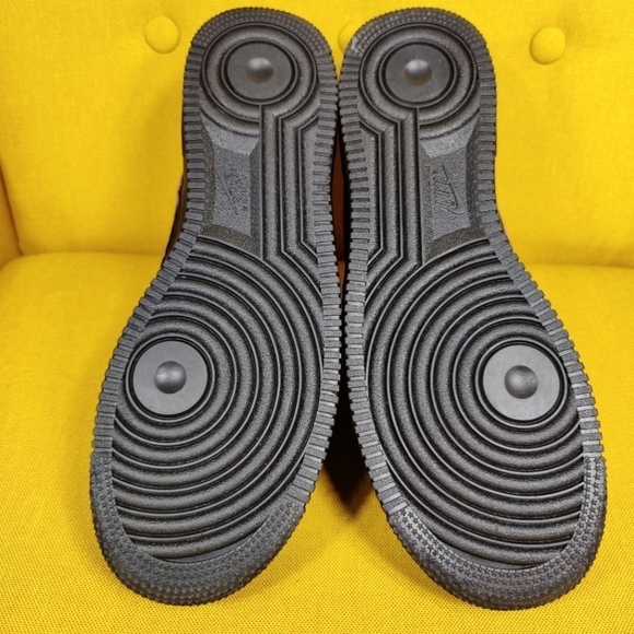 NIKE CUSTOM AF1 Air Force 1 Low Black Lilac Outline Sneakers Men's Shoes Size 9. - Picture 9 of 11